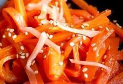 Recette Dukan : Kimpira de carotte au gingembre (salade japonaise)