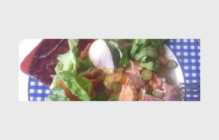 Régime Dukan (recette minceur) : Salade gourmande #dukan https://www.proteinaute.com/recette-salade-gourmande-7456.html