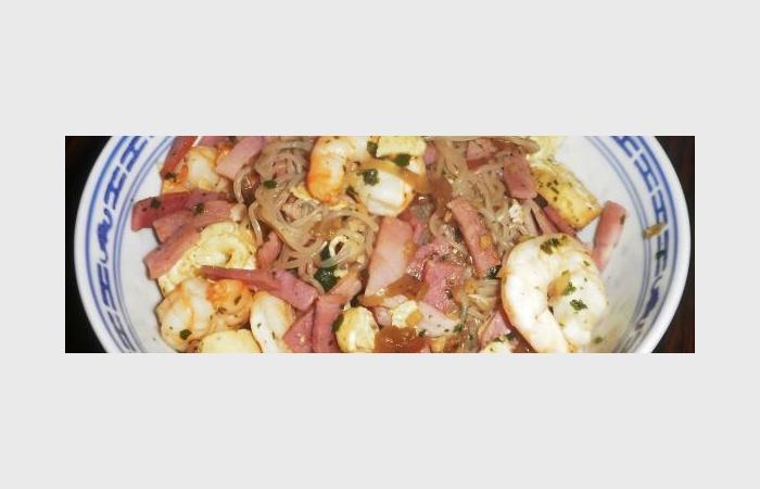 Régime Dukan (recette minceur) : Vermicelles de konjac sautés #dukan https://www.proteinaute.com/recette-vermicelles-de-konjac-sautes-7462.html