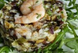 Recette Dukan : Salade de crevettes et bulots cuits au tartare d'algues  