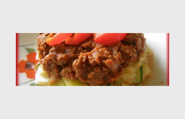 Rgime Dukan (recette minceur) : Tagliatelle de courgette et sa sauce bolognaise #dukan https://www.proteinaute.com/recette-tagliatelle-de-courgette-et-sa-sauce-bolognaise-7555.html