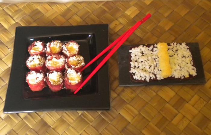 R�gime Dukan (recette minceur) : Makis grisons / oeuf #dukan https://www.proteinaute.com/recette-makis-grisons-oeuf-7563.html