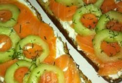 Recette Dukan : Tartines de saumon d�licieuses
