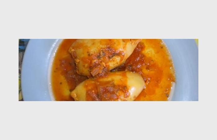 Régime Dukan (recette minceur) : Encornets farcis #dukan https://www.proteinaute.com/recette-encornets-farcis-7716.html