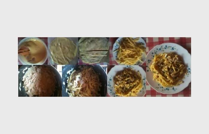 R�gime Dukan (recette minceur) : P�tes fra�ches sans tol�r�s � la carbonara #dukan https://www.proteinaute.com/recette-pates-fraiches-sans-toleres-a-la-carbonara-7732.html