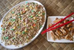 Recette Dukan : Tofu façon riz cantonais