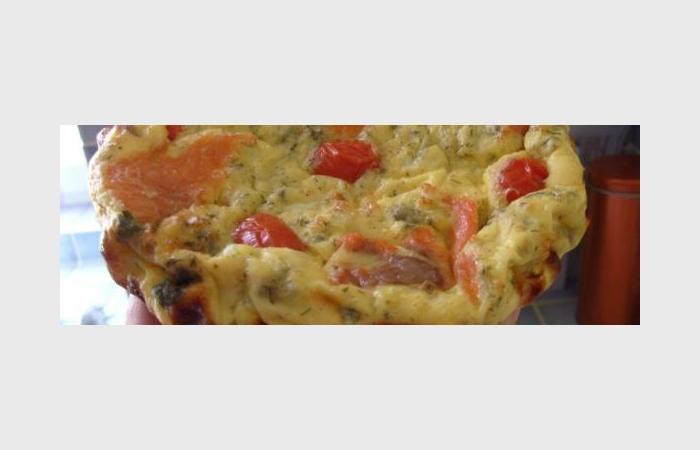 R�gime Dukan (recette minceur) : Quiche au saumon #dukan https://www.proteinaute.com/recette-quiche-au-saumon-7762.html