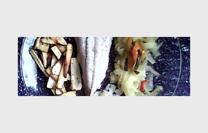 R�gime Dukan (recette minceur) : Filet de julienne au th� et son trio de panais  #dukan https://www.proteinaute.com/recette-filet-de-julienne-au-the-et-son-trio-de-panais-7953.html