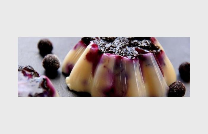 R�gime Dukan (recette minceur) : Panacotta � la confiture de myrtilles #dukan https://www.proteinaute.com/recette-panacotta-a-la-confiture-de-myrtilles-7996.html