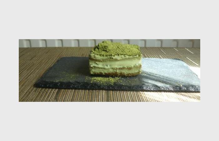 R�gime Dukan (recette minceur) : Kabuki op�ra japonais au tofu soyeux th� matcha et chocolat blanc #dukan https://www.proteinaute.com/recette-kabuki-opera-japonais-au-tofu-soyeux-the-matcha-et-chocolat-blanc-8045.html