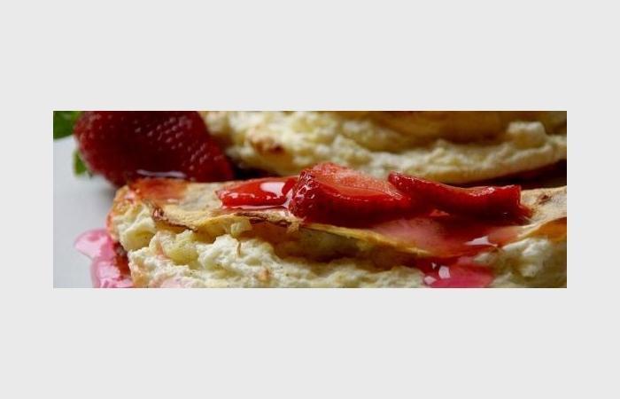 R�gime Dukan (recette minceur) : Cr�pes souffl�es � la cr�me chiboust #dukan https://www.proteinaute.com/recette-crepes-soufflees-a-la-creme-chiboust-8064.html