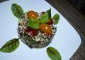 Recette Dukan : Salade aux 3 quinoa et tofu aux herbes façon taboulé  