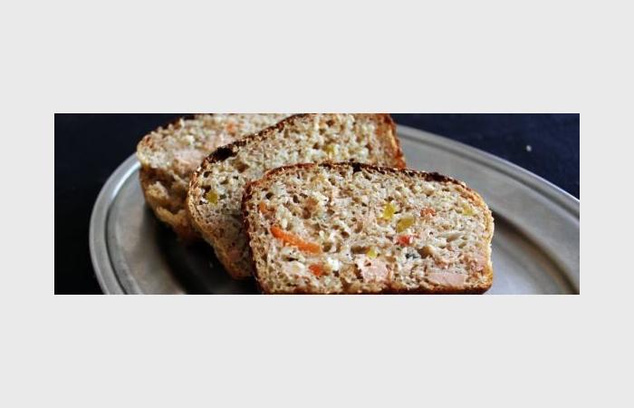 Rgime Dukan (recette minceur) : Cake au saumon et petits lgumes #dukan https://www.proteinaute.com/recette-cake-au-saumon-et-petits-legumes-8101.html