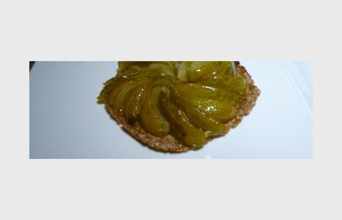 R�gime Dukan (recette minceur) : Tarte Tatin aux tomates vertes green zebra   #dukan https://www.proteinaute.com/recette-tarte-tatin-aux-tomates-vertes-green-zebra-8107.html