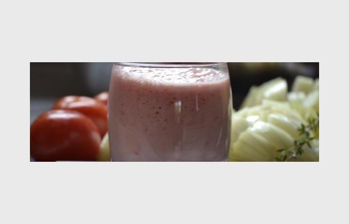 Rgime Dukan (recette minceur) : Smoothie sucr  la tomate. #dukan https://www.proteinaute.com/recette-smoothie-sucre-a-la-tomate-8160.html