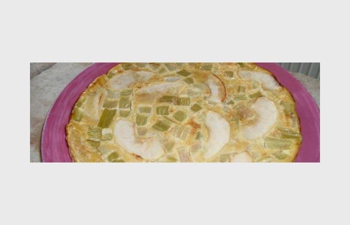 Rgime Dukan (recette minceur) : Flan rhubarbe et pomme #dukan https://www.proteinaute.com/recette-flan-rhubarbe-et-pomme-8164.html
