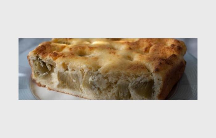 R�gime Dukan (recette minceur) : Fondant rhubarbe ricotta #dukan https://www.proteinaute.com/recette-fondant-rhubarbe-ricotta-8176.html