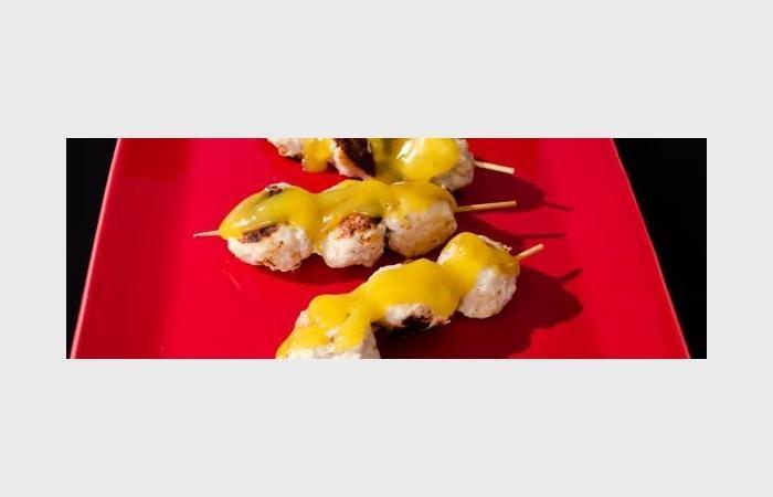 Rgime Dukan (recette minceur) : Brochettes boulettes de poulet au citron (yakitori) #dukan https://www.proteinaute.com/recette-brochettes-boulettes-de-poulet-au-citron-yakitori-8197.html