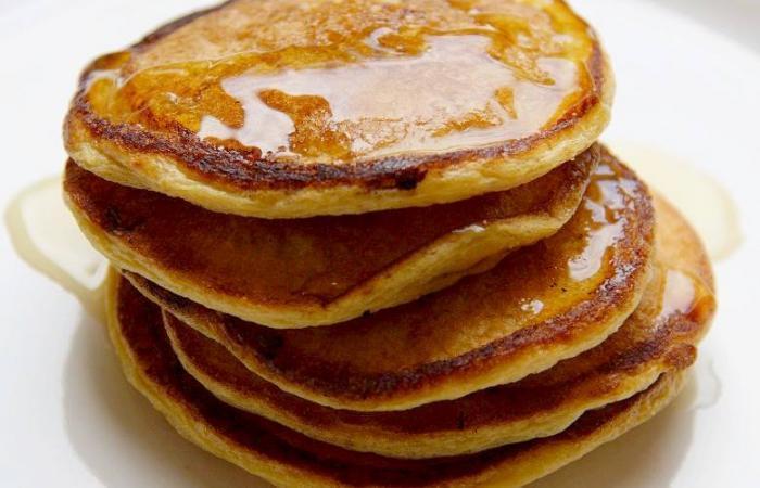 R�gime Dukan (recette minceur) : Pancakes Chicago (au tofu soyeux, sucr�s ou sal�s) #dukan https://www.proteinaute.com/recette-pancakes-chicago-au-tofu-soyeux-sucres-ou-sales-8274.html