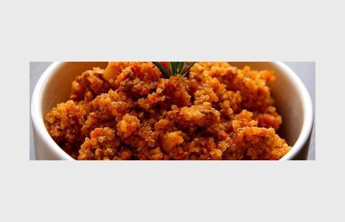 R�gime Dukan (recette minceur) : Quinoa � la bolognaise #dukan https://www.proteinaute.com/recette-quinoa-a-la-bolognaise-8295.html