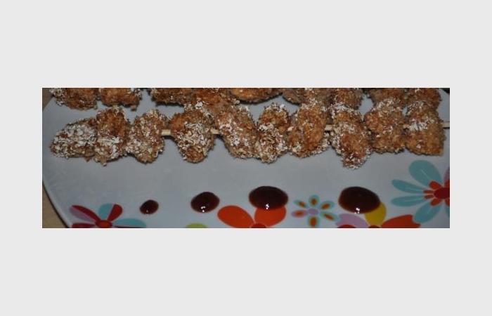 Régime Dukan (recette minceur) : Brochettes aperitives pannées au paprika #dukan https://www.proteinaute.com/recette-brochettes-aperitives-pannees-au-paprika-8427.html