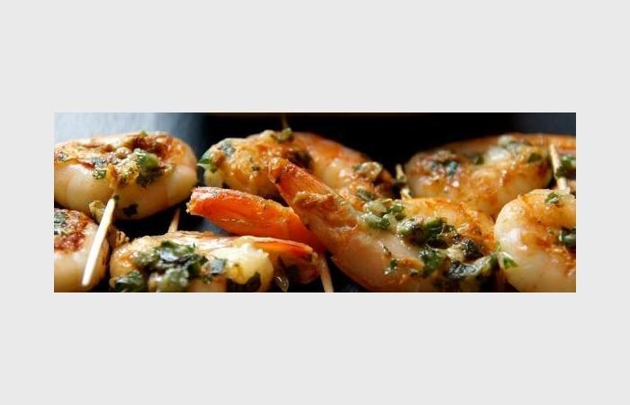 Rgime Dukan (recette minceur) : Crevettes  l'ail #dukan https://www.proteinaute.com/recette-crevettes-a-l-ail-8460.html