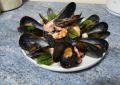 R�gime Dukan, la recette Shirataki de konjac aux moules et crevettes � l'encre de seiche
