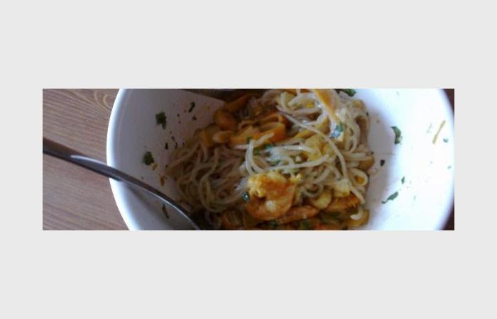 R�gime Dukan (recette minceur) : Konjac aux crevettes �pic� #dukan https://www.proteinaute.com/recette-konjac-aux-crevettes-epice-8498.html