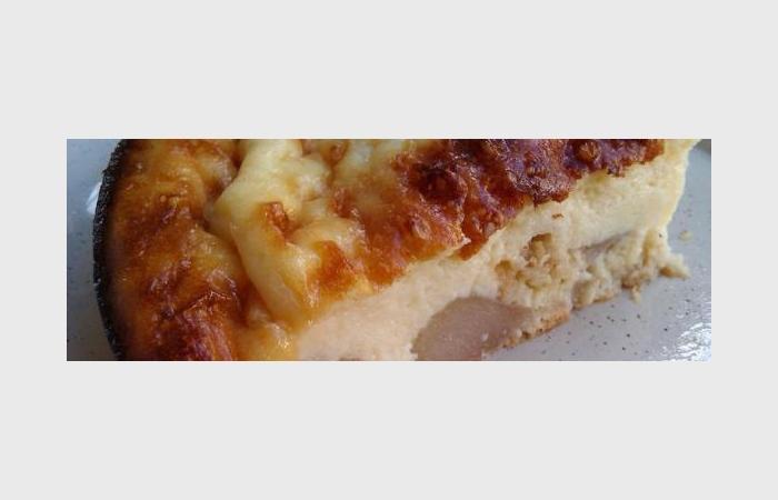 R�gime Dukan (recette minceur) : Flan au tofu soyeux version conso (aux poires et p�pites caramel) #dukan https://www.proteinaute.com/recette-flan-au-tofu-soyeux-version-conso-aux-poires-et-pepites-caramel-8572.html