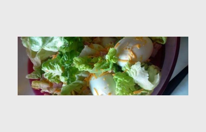 Rgime Dukan (recette minceur) : Salade de jambon et volaille, carotte rpe #dukan https://www.proteinaute.com/recette-salade-de-jambon-et-volaille-carotte-rapee-8592.html