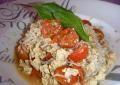 Recette Dukan : Pâtes gourmandes au chèvre et à la tomate