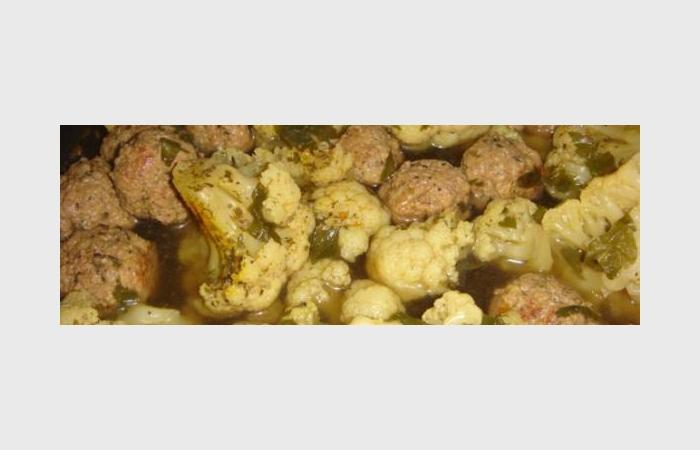 R�gime Dukan (recette minceur) : Tajine de chou-fleur au safran #dukan https://www.proteinaute.com/recette-tajine-de-chou-fleur-au-safran-8679.html