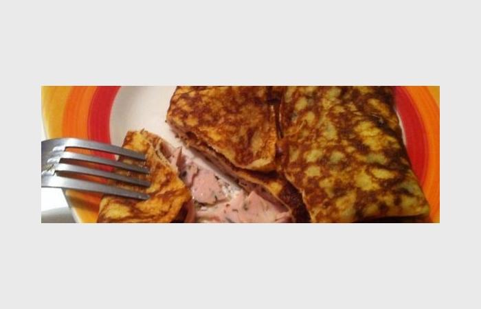 Rgime Dukan (recette minceur) : Crpe jambon fromage  #dukan https://www.proteinaute.com/recette-crepe-jambon-fromage-8747.html