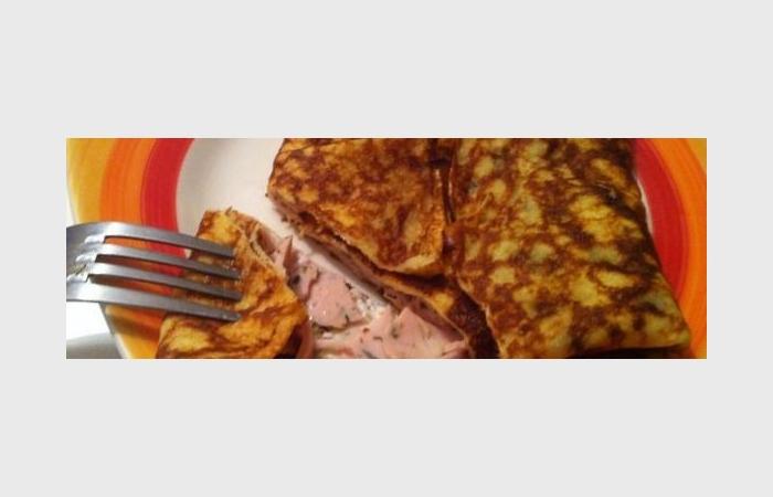 Régime Dukan (recette minceur) : Crêpe jambon fromage #dukan https://www.proteinaute.com/recette-crepe-jambon-fromage-8747.html