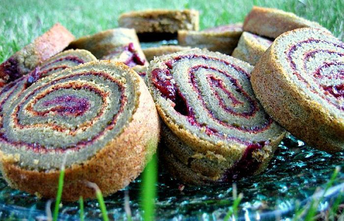 R�gime Dukan (recette minceur) : G�noise roul�e aux multiples saveurs #dukan https://www.proteinaute.com/recette-genoise-roulee-aux-multiples-saveurs-8766.html