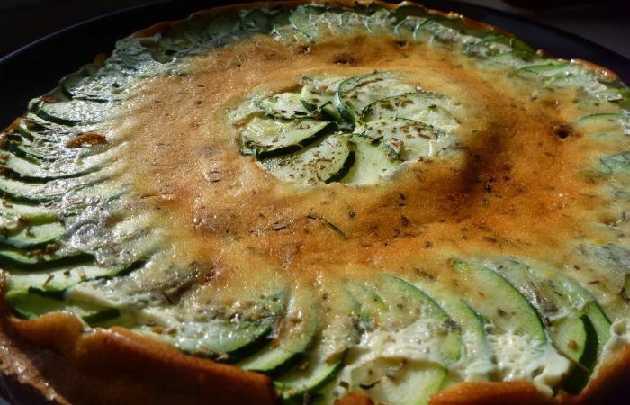 R�gime Dukan (recette minceur) : Tarte Tatin courg'ch�vre #dukan https://www.proteinaute.com/recette-tarte-tatin-courg-chevre-8800.html