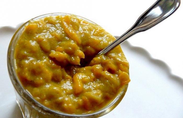 R�gime Dukan (recette minceur) : Compote/confiture rhubarbe poivron #dukan https://www.proteinaute.com/recette-compote-confiture-rhubarbe-poivron-8859.html