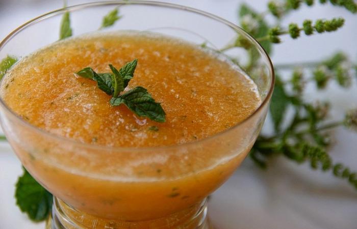 Régime Dukan (recette minceur) : Soupe de melon à la menthe #dukan https://www.proteinaute.com/recette-soupe-de-melon-a-la-menthe-8880.html