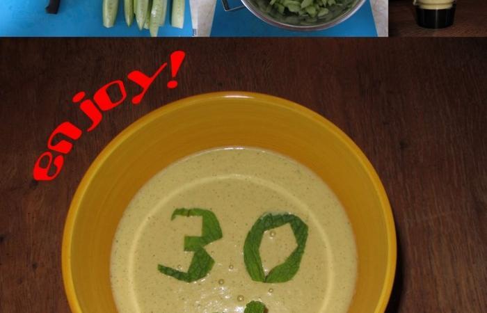 R�gime Dukan (recette minceur) : Souple glac�e au concombre #dukan https://www.proteinaute.com/recette-souple-glacee-au-concombre-8887.html
