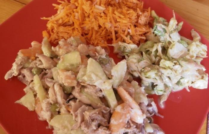 Rgime Dukan (recette minceur) : Salade bien frache #dukan https://www.proteinaute.com/recette-salade-bien-fraiche-8905.html