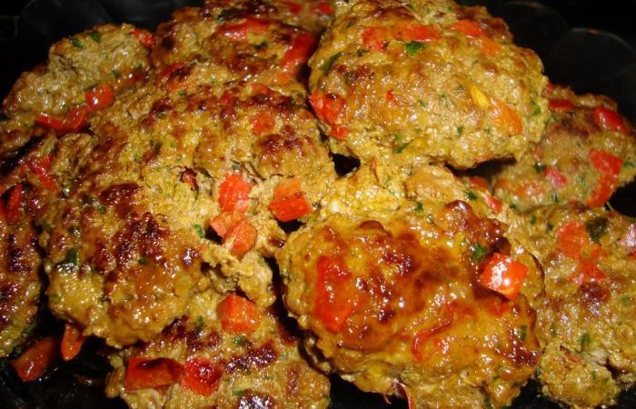 R�gime Dukan (recette minceur) : Galets de viande hach�e et poivron #dukan https://www.proteinaute.com/recette-galets-de-viande-hachee-et-poivron-8936.html