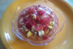 Photo Dukan Salmorejo Cordobes ou soupe de tomates de Cordoue