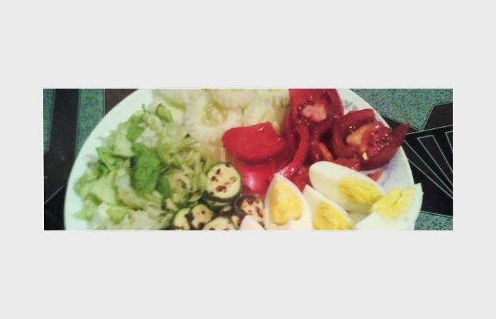 Rgime Dukan (recette minceur) : Salade facile d't #dukan https://www.proteinaute.com/recette-salade-facile-d-ete-9128.html