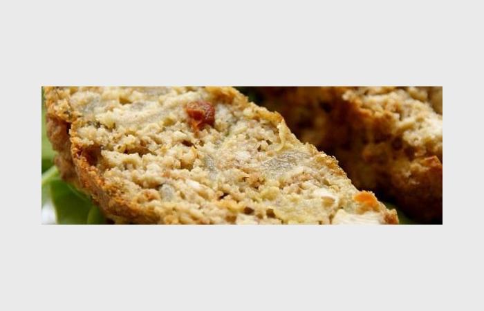 R�gime Dukan (recette minceur) : Cake � l'oignon et tomates s�ch�es (au tofu et blanc d'oeuf en poudre)   #dukan https://www.proteinaute.com/recette-cake-a-l-oignon-et-tomates-sechees-au-tofu-et-blanc-d-oeuf-en-poudre-9138.html