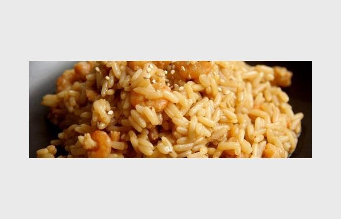 Rgime Dukan (recette minceur) : Risotto miso aux crevettes  #dukan https://www.proteinaute.com/recette-risotto-miso-aux-crevettes-9139.html