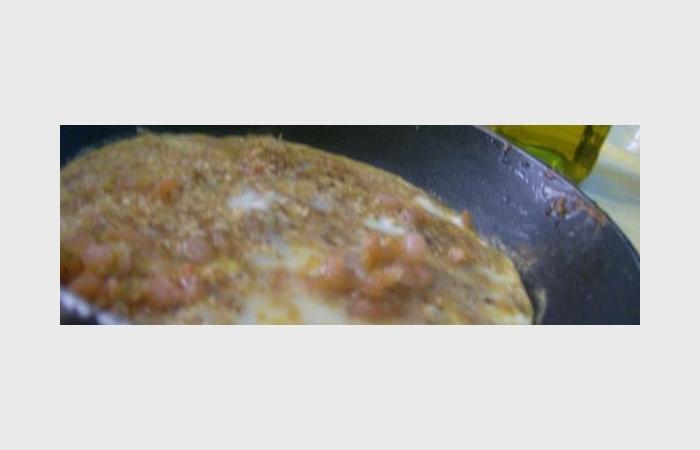 Régime Dukan (recette minceur) : Omelette aux crevettes et épices #dukan https://www.proteinaute.com/recette-omelette-aux-crevettes-et-epices-9144.html