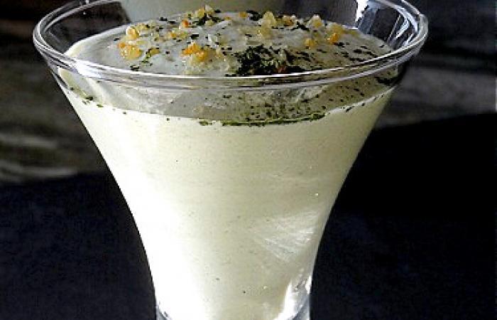 R�gime Dukan (recette minceur) : Panna cotta soyeuse au matcha, yuzu et f�ve tonka  #dukan https://www.proteinaute.com/recette-panna-cotta-soyeuse-au-matcha-yuzu-et-feve-tonka-9176.html