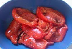 Recette Dukan : Salade de poivron à l'ail et vinaigre balsamique