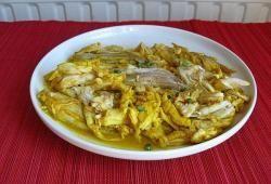 Recette Dukan : Effiloché de raie au curry