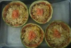 R�gime Dukan, la recette Courgettes farcies au tofu et saumon fum�